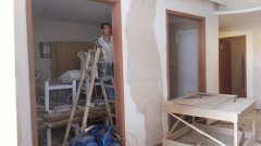 上海美容院商鋪裝修在建施工現(xiàn)場(chǎng)
